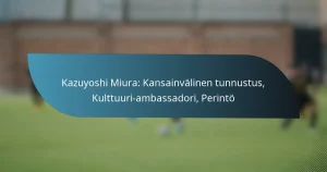 Kazuyoshi Miura: Kansainvälinen tunnustus, Kulttuuri-ambassadori, Perintö